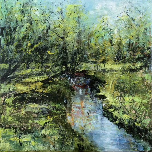 Vroege lente (40 x 40cm) - ArtFusion.nl