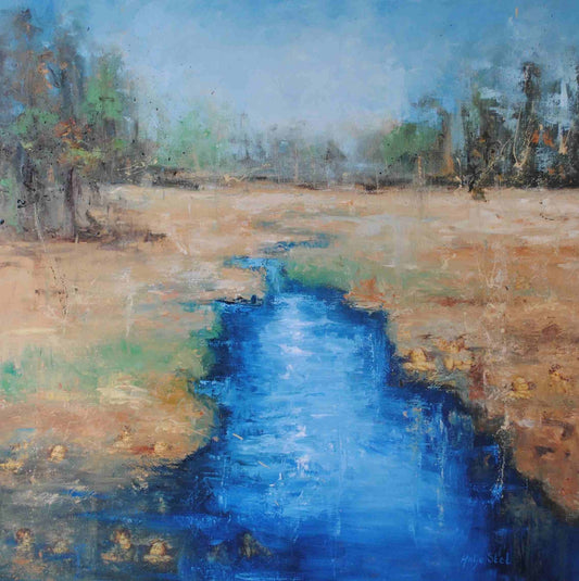 Waternimfen (100 x 100cm) - ArtFusion.nl